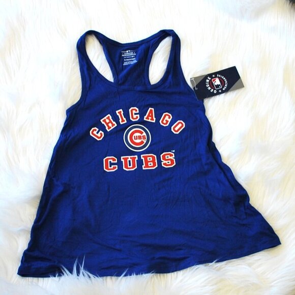 K1 NWT Girl's Chicago Cubs Tank Top Blue - Picture 1 of 2
